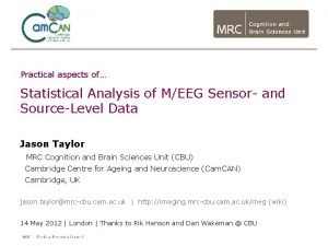 Practical aspects of Statistical Analysis of MEEG Sensor