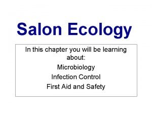 Salon ecology definition