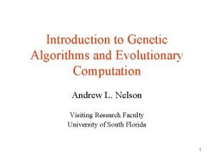 Fitness function in genetic algorithm Fitness function in genetic algorithm