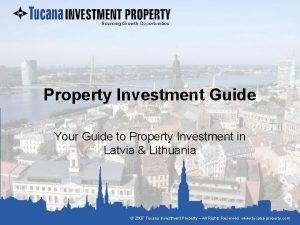 Property Investment Guide Your Guide to Property Investment