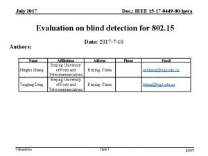 July 2017 Doc IEEE 15 17 0449 00