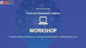 I WORKSHOP Comunidades Virtuales de Aprendizaje en el