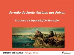 Estrutura interna do sermão de santo antónio aos peixes