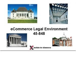 e Commerce Legal Environment 45 848 45 848