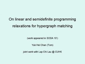 On linear and semidefinite programming relaxations for hypergraph