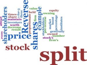 stock split Stock split is the process of