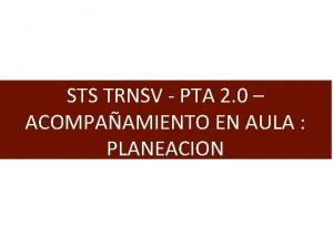 Sts pta