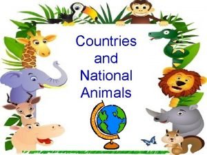Canadian national animals