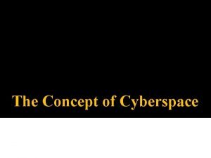 The cyberspace learning initiative