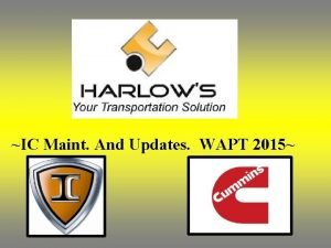 IC Maint And Updates WAPT 2015 EPA 2007