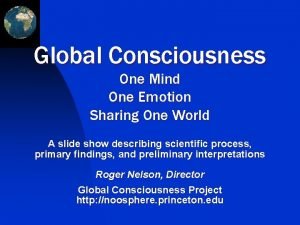 Global consciousness project 9/11