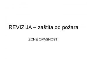 Zone opasnosti od požara