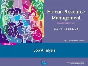 Human Resource Management ELEVENTH EDITION 1 GARY DESSLER