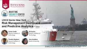 USCG Sector New York Risk Management Dashboard and