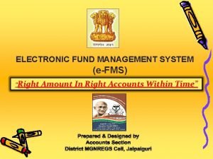 Electronic fund management system