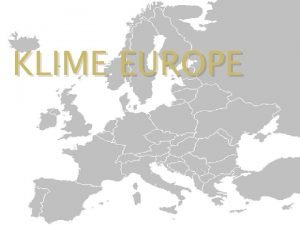 Klime europe