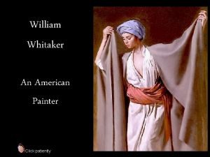 William whitaker artist