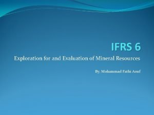 Ifrs 6