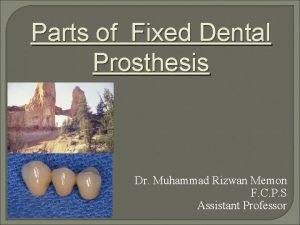 Dr rizwan dentist