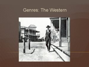 Western genre conventions