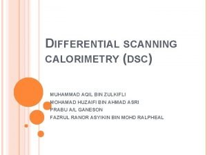 Disadvantages of dsc Disadvantages of dsc