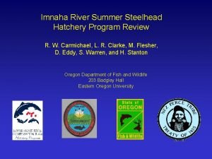Irrigon fish hatchery Irrigon fish hatchery
