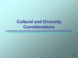 Examples of cultural groups