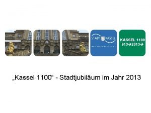 KASSEL 1100 913 2013 Kassel 1100 Stadtjubilum im