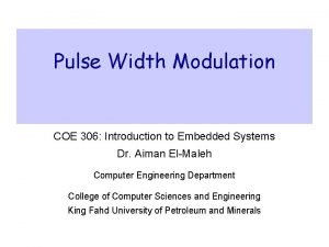 Pwm in embedded system