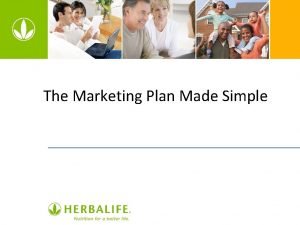 Herbalife business plan