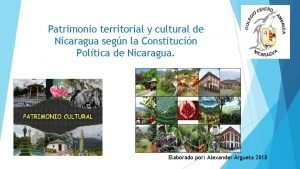 Que es patrimonio territorial de nicaragua