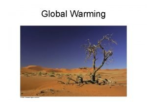 Global warming paragraph