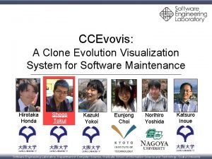 Clone evolution code