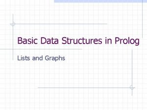 Data structures in prolog