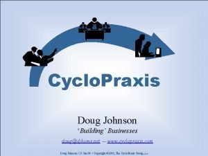 Cyclo Praxis Doug Johnson Building Businesses dougdjhome net