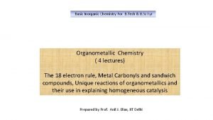 Beta hydride elimination