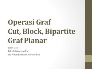 Operasi graf Operasi graf