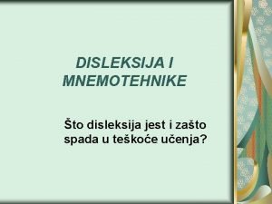 Disleksija
