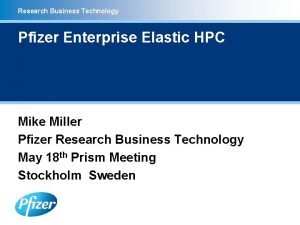 Pfizer business technology