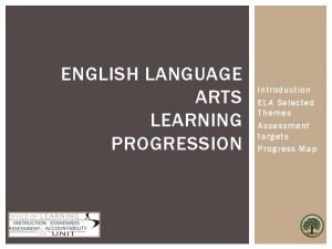 Learning progressions ela