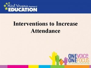 Attendance improvement strategies Attendance improvement strategies