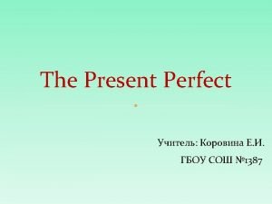 Make the negative present perfect