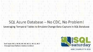 Azure sql database cdc