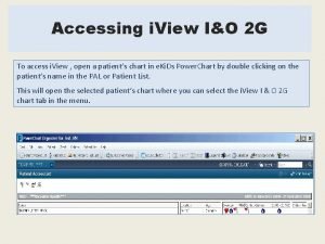 I&o flowsheet