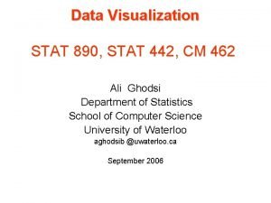 Stat 442 Stat 442