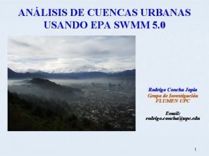 Epa swmm descargar