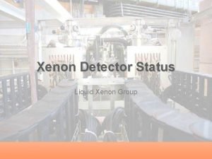 Xenon cos leaked