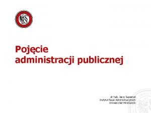 Organy administracji publicznej