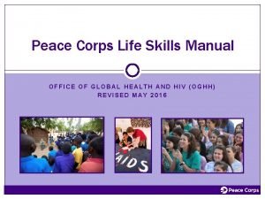 Peace corps manual