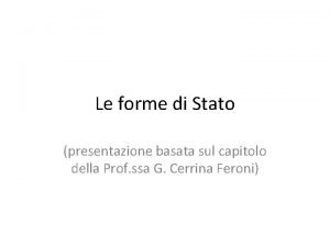Stato liberale